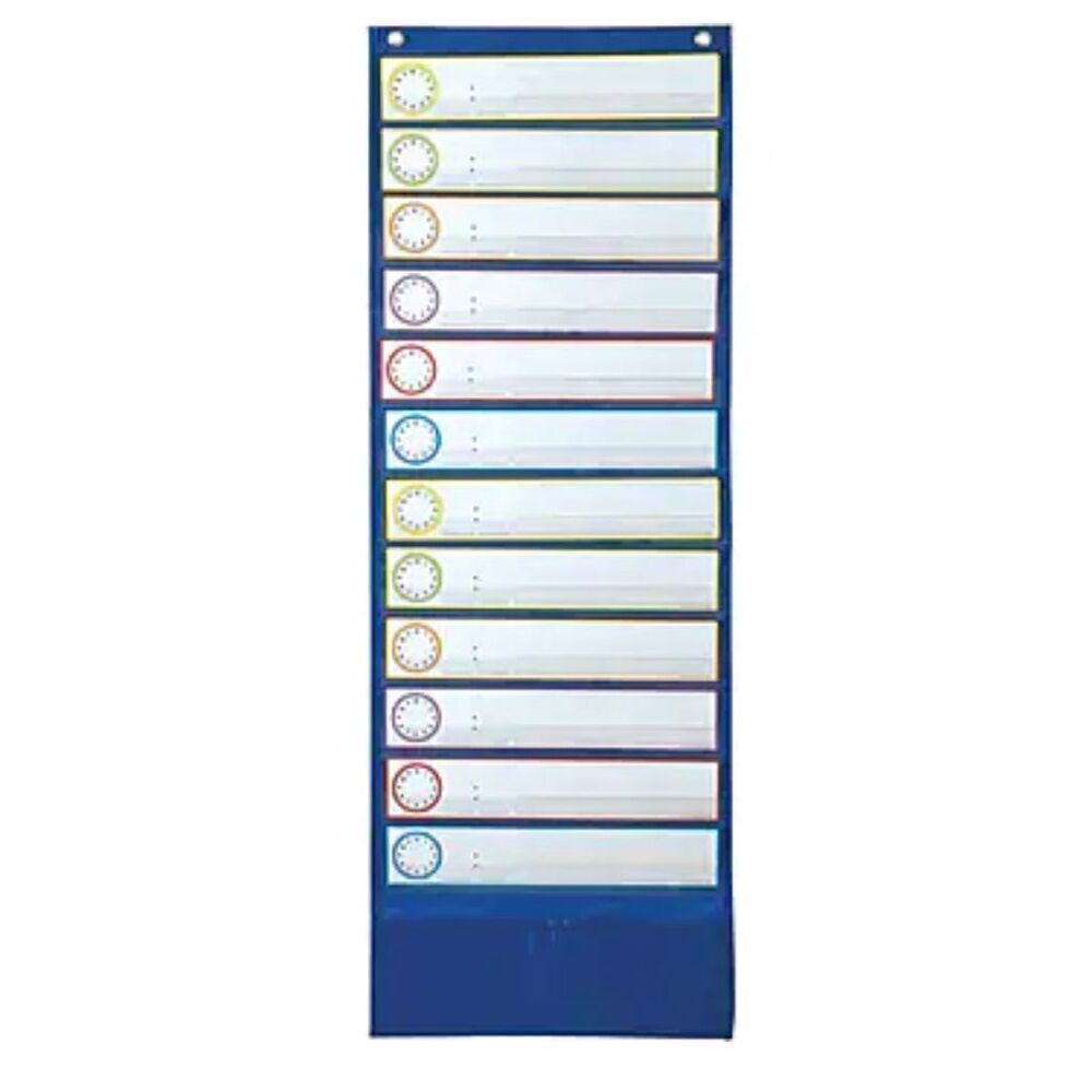 Teachers Helper Carson-Dellosa Deluxe Scheduling Pocket Chart